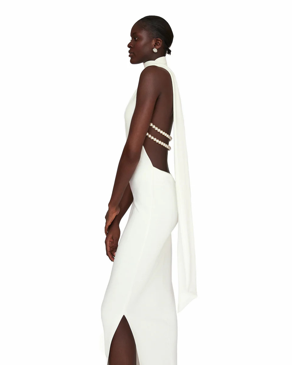 Kara Dress - Maxi - Ivory | khanums
