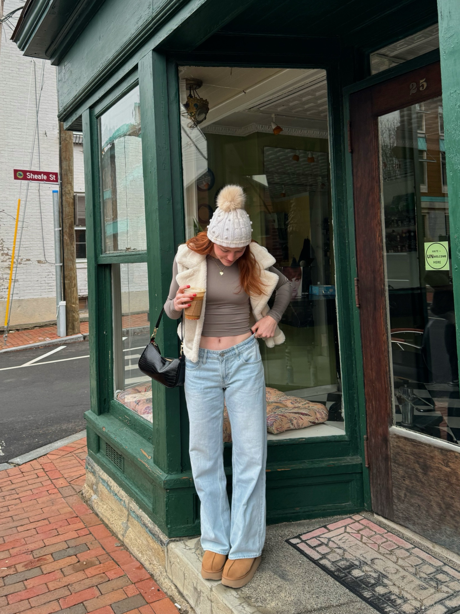 new favorite low rise jeans <3 I wear a size 25/0! 

#LTKfindsunder50 #LTKSeasonal #LTKMostLoved