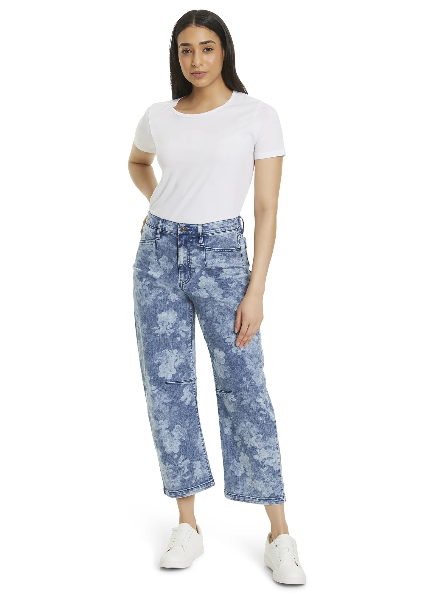 Gloria Vanderbilt Swan Series Women's Darted Barrel Leg Jeans | Walmart (US)