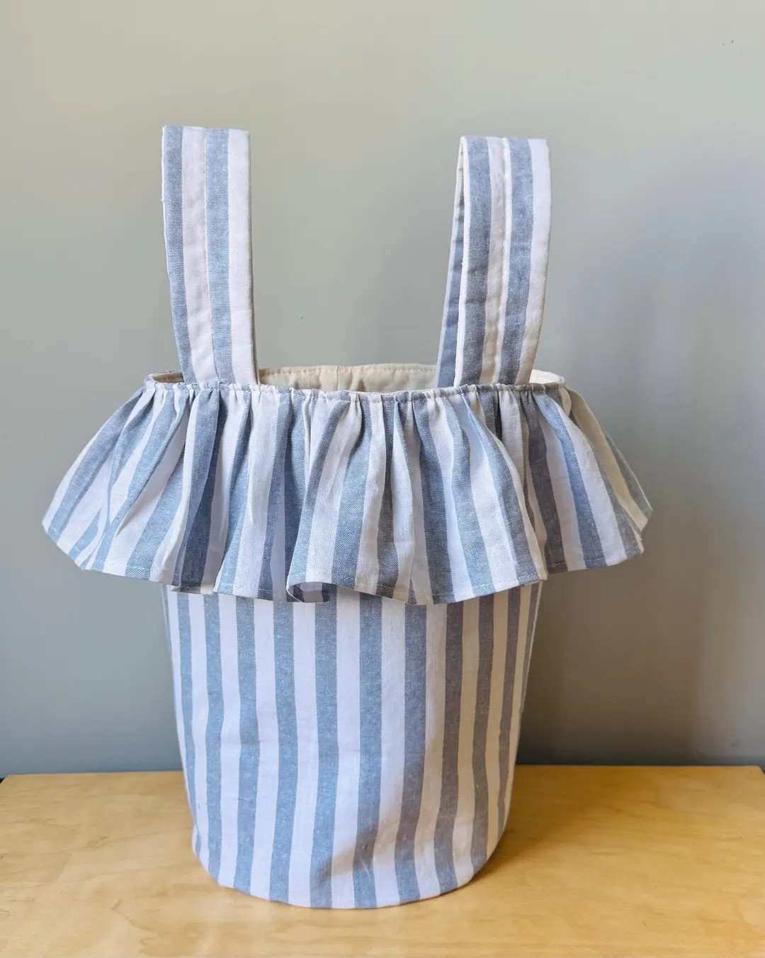 Ruffled Stroller Bag | Stylish Diaper Tote for Moms | Feminine Baby Organizer | Soft Structured S... | Etsy (US)