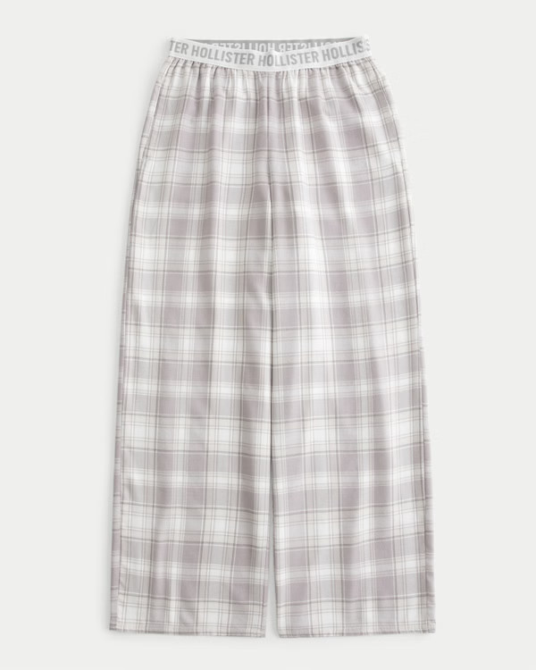 Wide-Leg 24/7 Pajama Pants | Hollister (US)