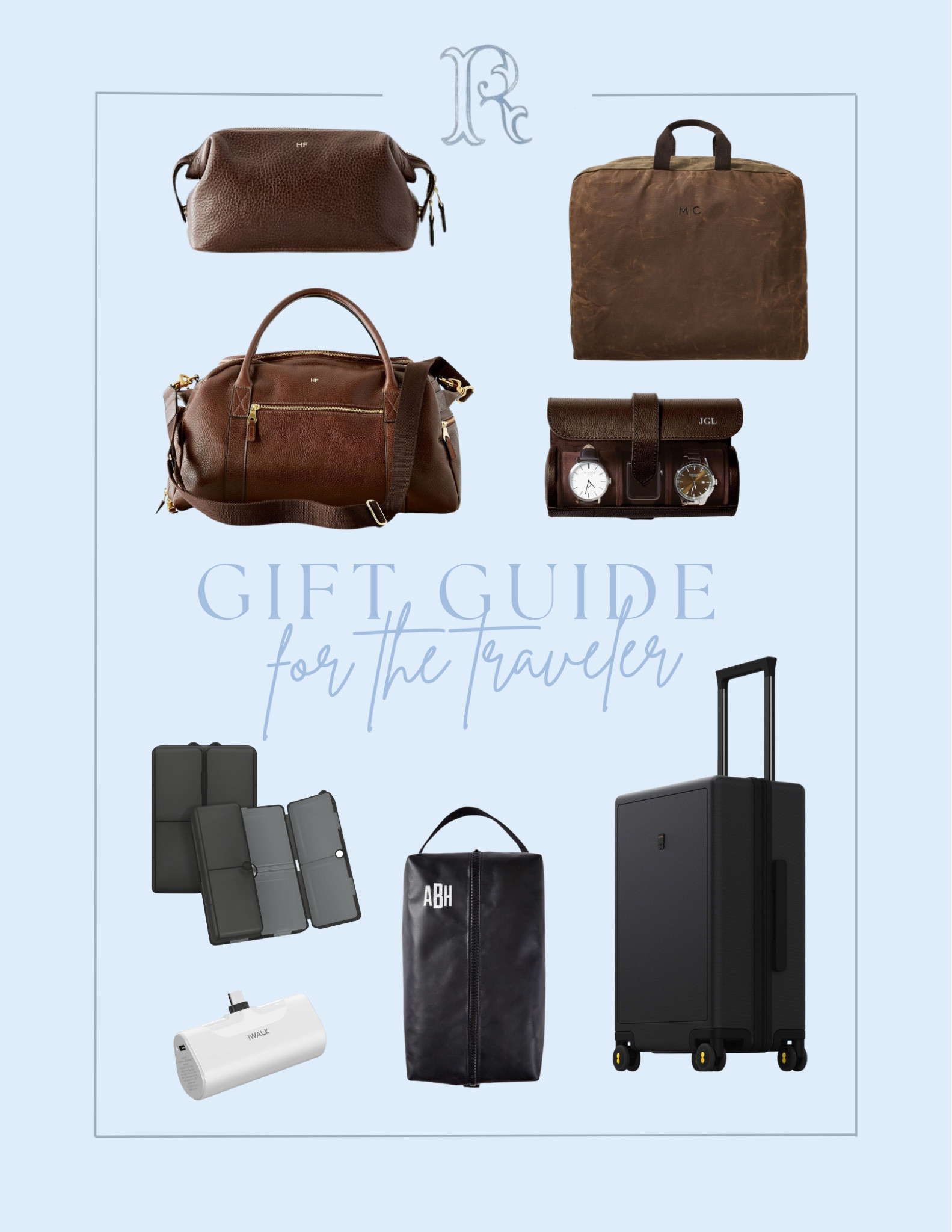 Gifts for Him 

Gift guide | travel gifts | gifts for dad | gifts for boyfriend | gifts for him | gifts for traveler | Mark and Graham | Amazon Finds | Luggage | 

#LTKU #LTKGiftGuide #LTKHoliday