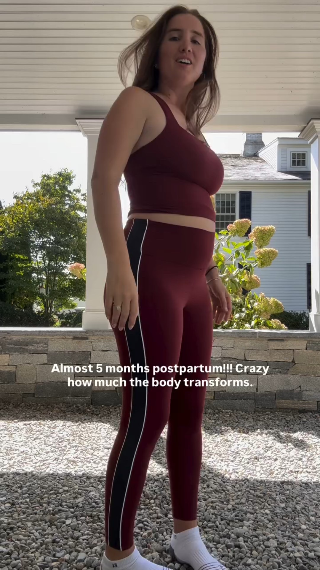 Almost 5 months postpartum!!! Crazy how much the body transforms.

#LTKBaby #LTKU #LTKActive