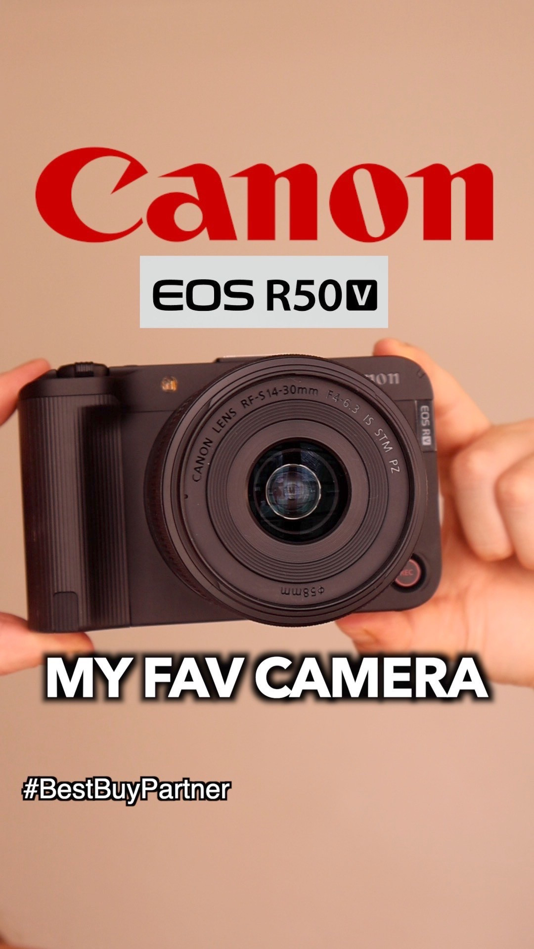 #BestBuyPartner The camera that captures it all! From putting on lashes, to skipping down the makeup aisle, the Canon EOS R50 V helps me tell my story. Shop Canon's EOS R50 V now at @bestbuy #Canon #EOSR50V 