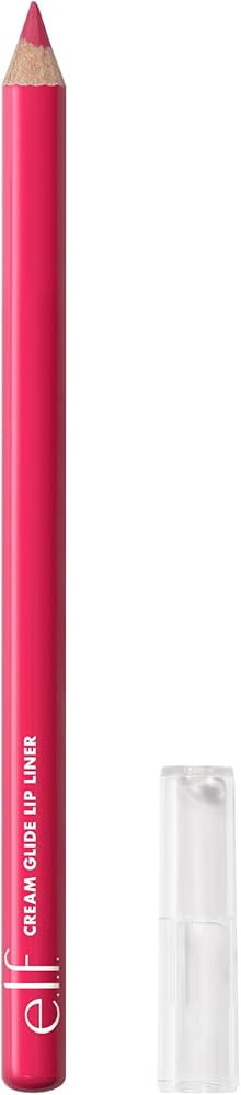 e.l.f. Cream Glide Lip Liner, Highly-Pigmented Pencil For Shaping & Sculpting Lips, Semi-Matte Fi... | Amazon (US)