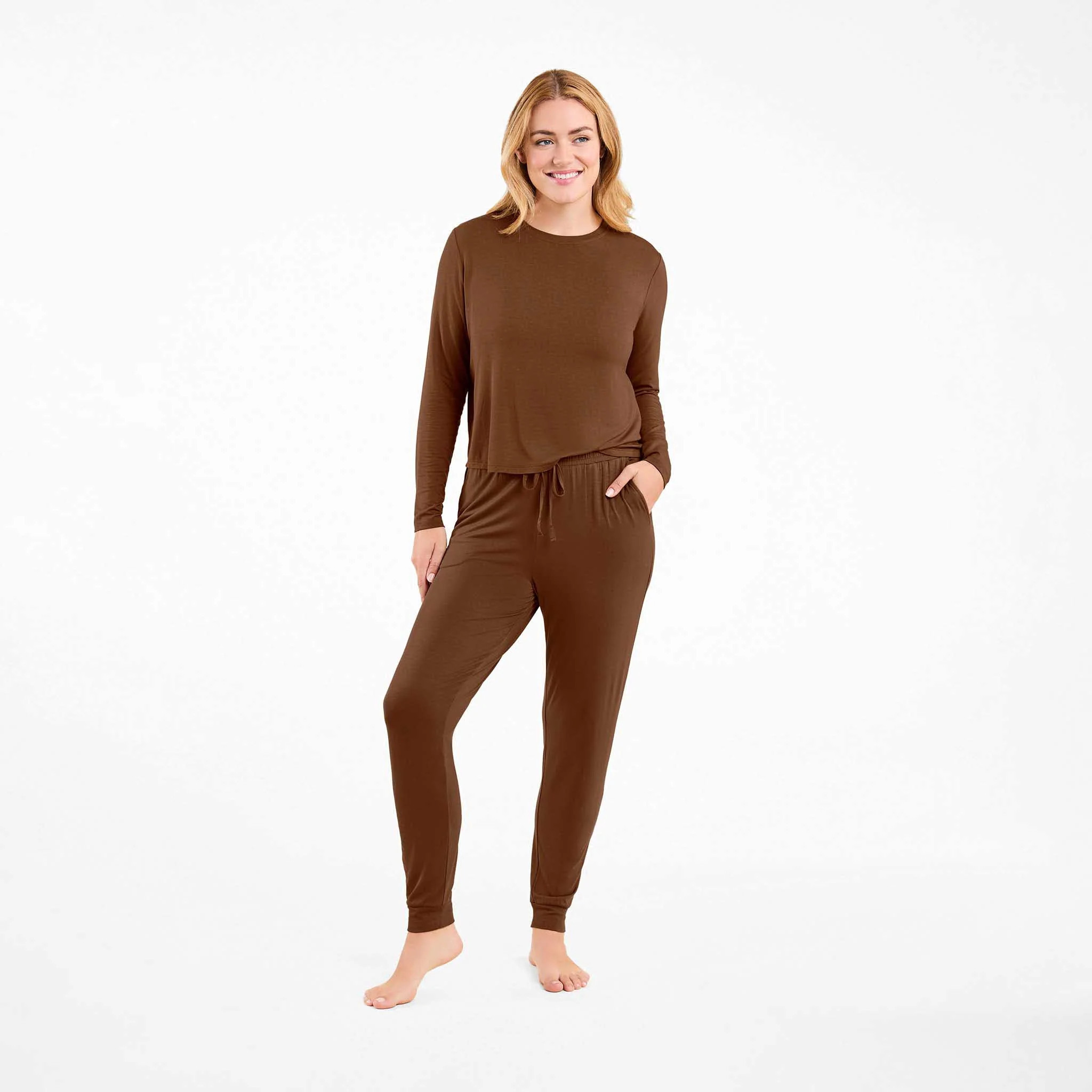 Pajama Jogger Set | Cinnamon | Nuuds US