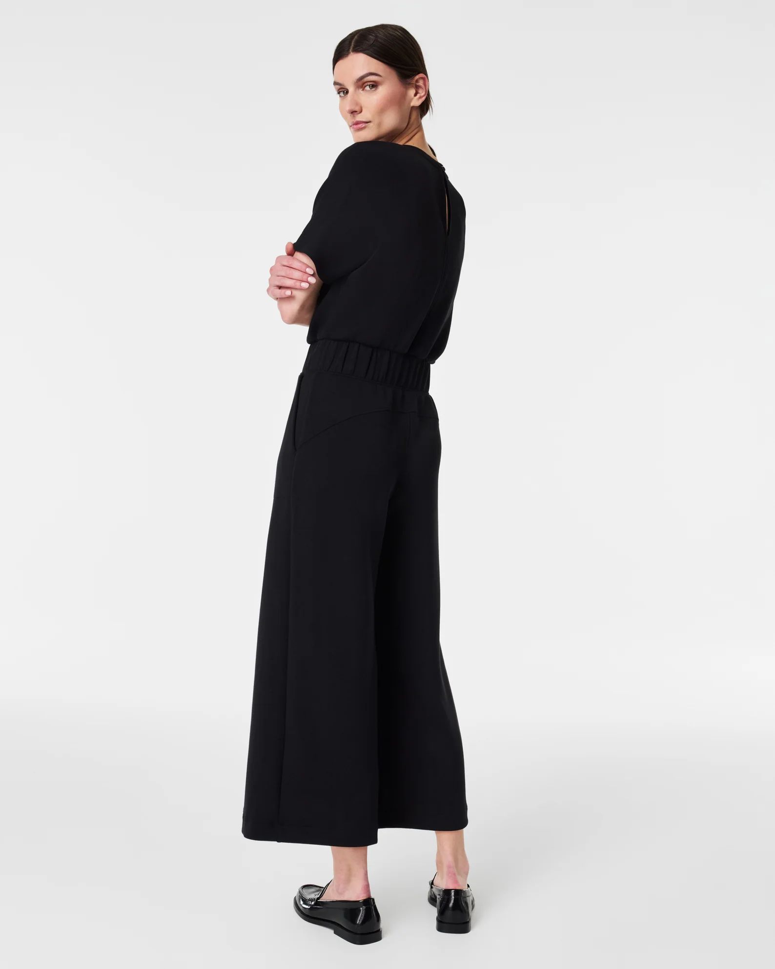 AirEssentials Cropped Wide-Leg Jumpsuit | Spanx