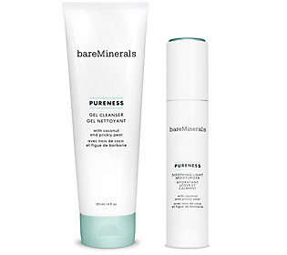 bareMinerals Pureness Gel Cleanser & Soothing M oisturizer Set | QVC