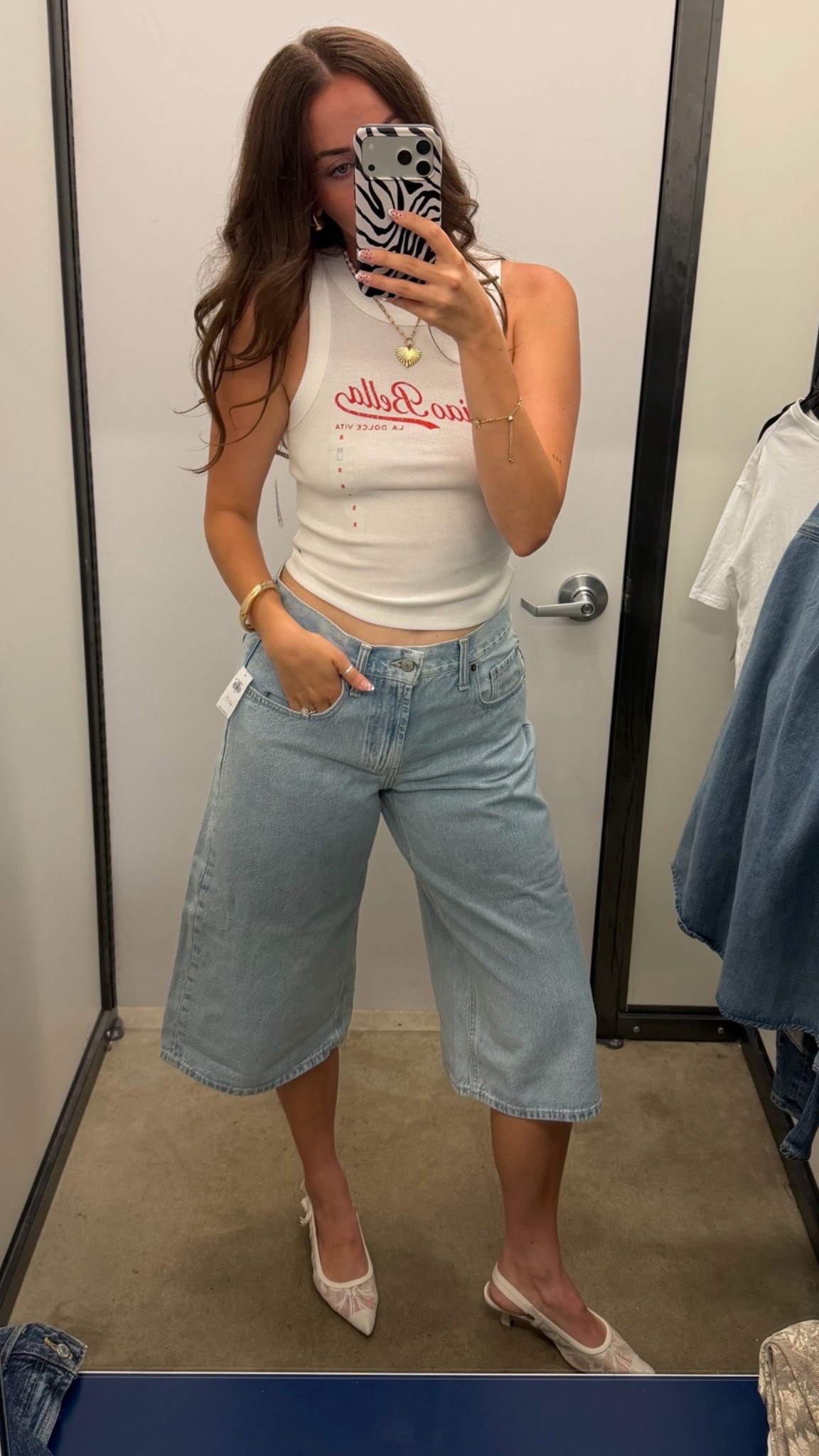 Wearing size small tank and 6 jorts! Old navy try on!

#LTKmomlife #LTKTall