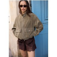 Stradivarius Shorts im Dessous-Look aus Satin  Braun S | Stradivarius DE