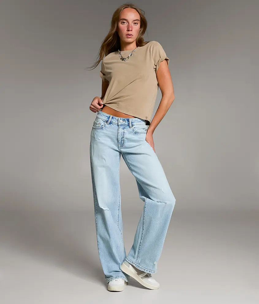Taylor Low Slung Baggy Wide Leg Stretch Jean | Buckle