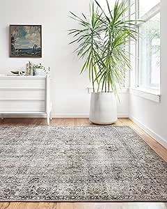 Loloi II Layla Collection LAY-06 Taupe / Stone, Traditional 5'-0" x 7'-6" Area Rug | Amazon (US)