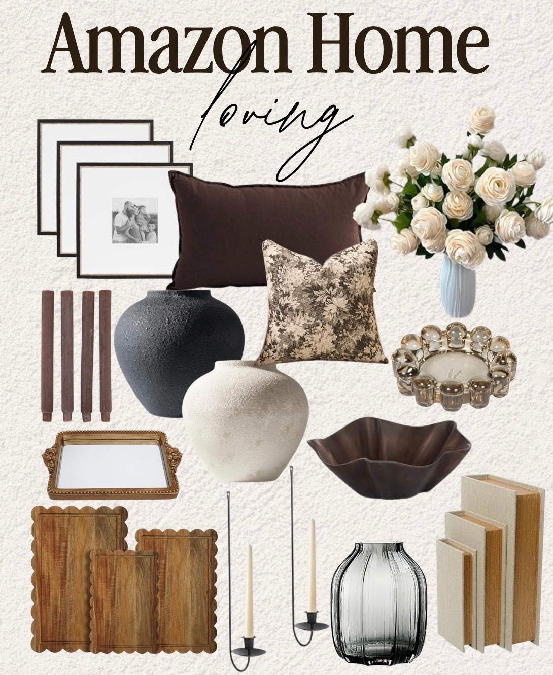 Amazon home decor I’m loving lately
Gallery frames, brown pillow, floral pillow, affordable decor, Amazon deco, ranunculas, floral stems, spring decor, spring stems, bubble dish, bowl, decorative bowl, ruffle bowl, Alice Lane,  Kate and laurel, book boxes, scalloped cutting board, candle sconces, lighting, glass vases pottery vases traditional decor, modern decor, vintage decor, glass bottom tray, 

#LTKOver40 #LTKHome #LTKSeasonal