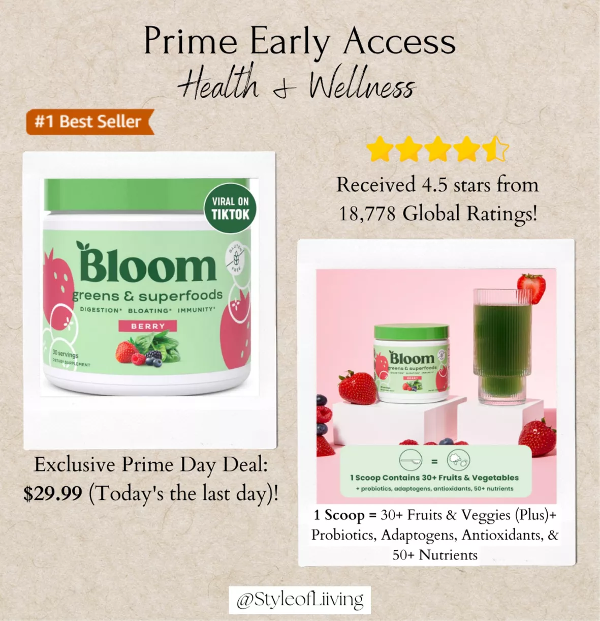 Bloom Nutrition Green Superfood curated on LTK
