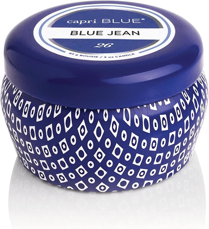 Capri Blue Mini Travel Tin Candle - 3 Oz - Blue Jean | Amazon (US)