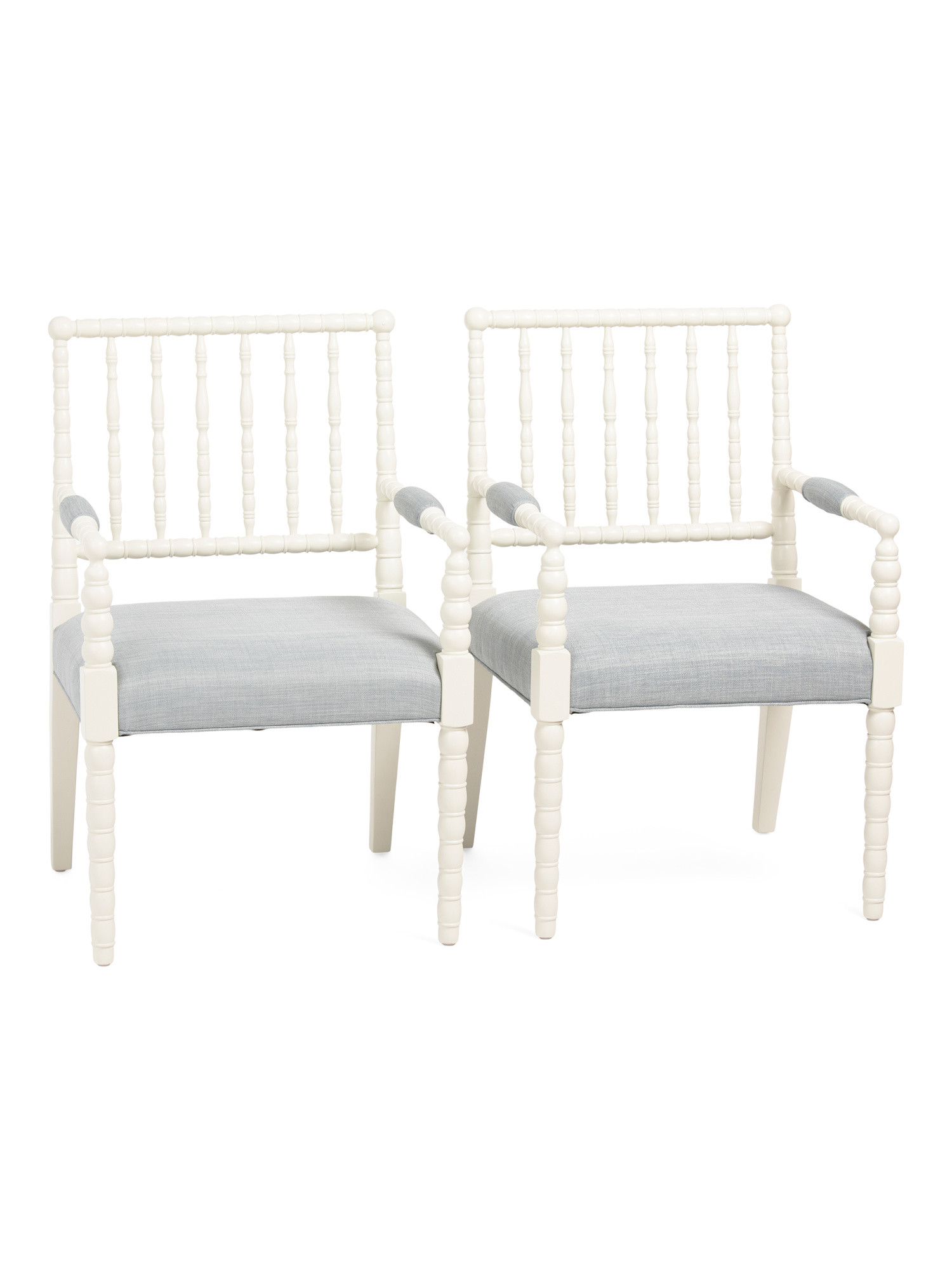 Set Of 2 20x35 Wooden Spindle Dining Arm Chairs | Chairs & Seating | Marshalls | Marshalls