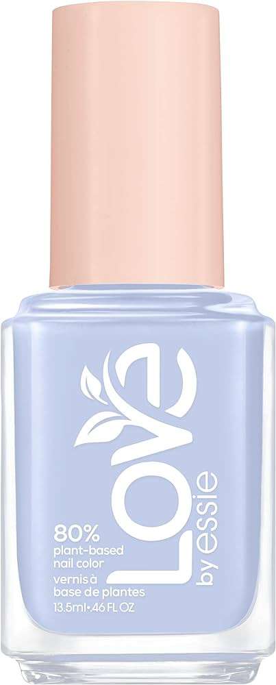 LOVE by essie Nail Polish, 80% Plant-based, Salon-Quality, Vegan, Soft Blue, Putting Myself First... | Amazon (US)
