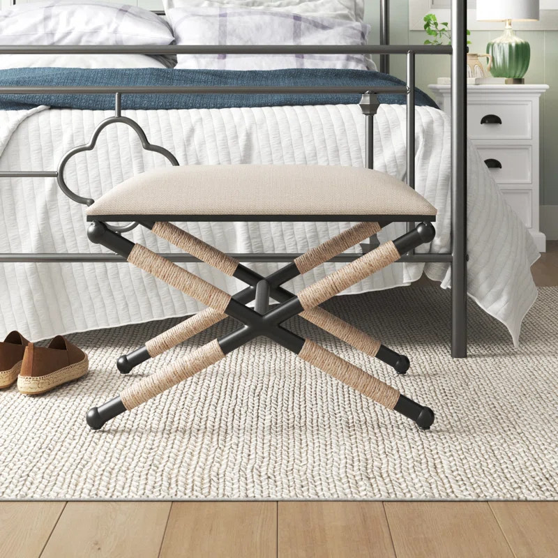 Lombox 17.25'' Tall Metal Accent Stool | Wayfair North America