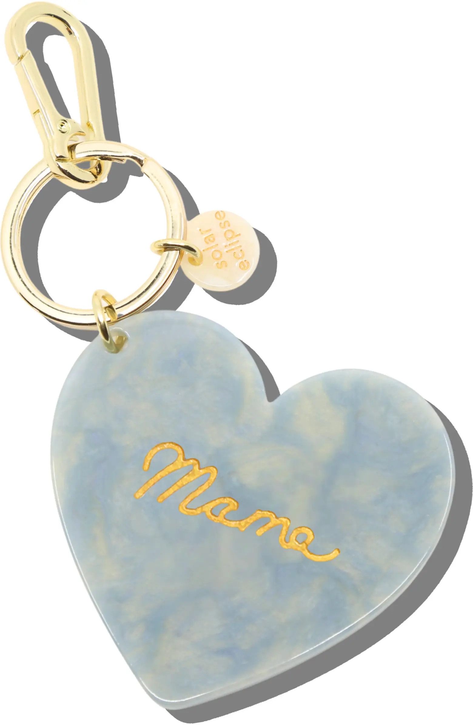 Mama Heart Hand Painted Key Chain Bag Charm | Nordstrom