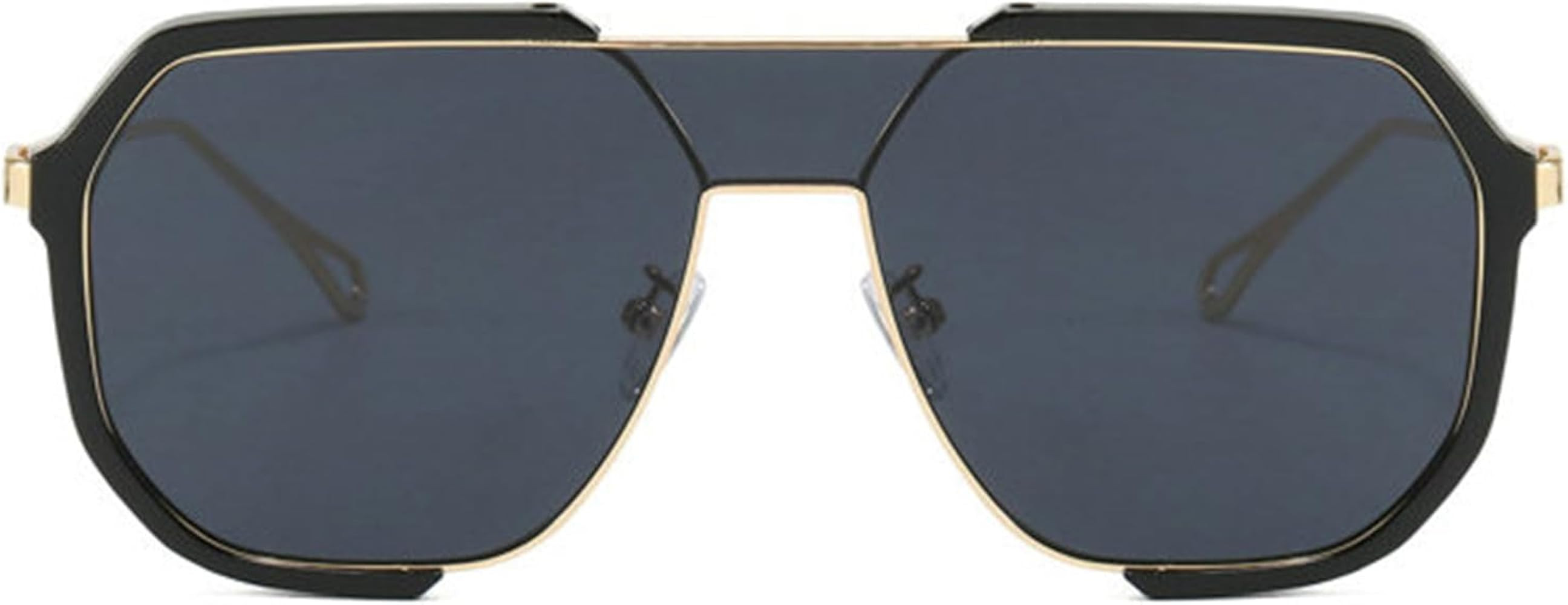 willochra Fashion Oversized Square Women Sunglasses Vintage Punk Men Outdoor Eyewear Shades UV400 | Amazon (US)