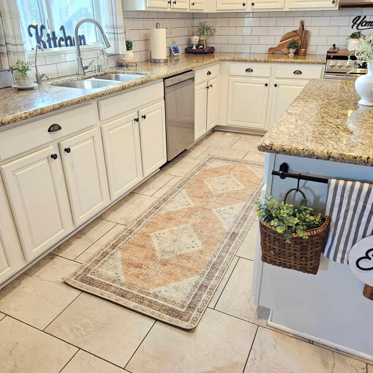 Foundry Select Albar Moroccan Machine Washable Brown Area Rug & Reviews | Wayfair | Wayfair North America