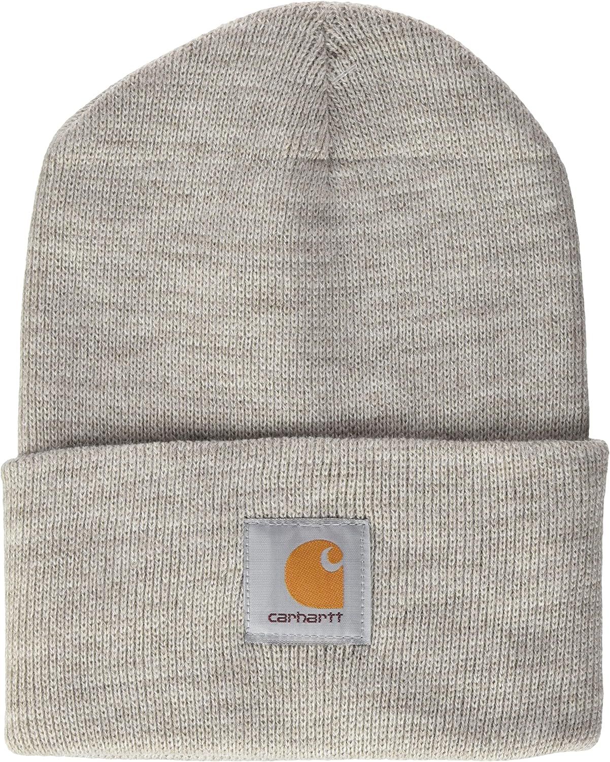 Carhartt Men's Knit Cuffed Beanie, Alabaster Heather, One Size at Amazon Men’s Clothing store | Amazon (US)