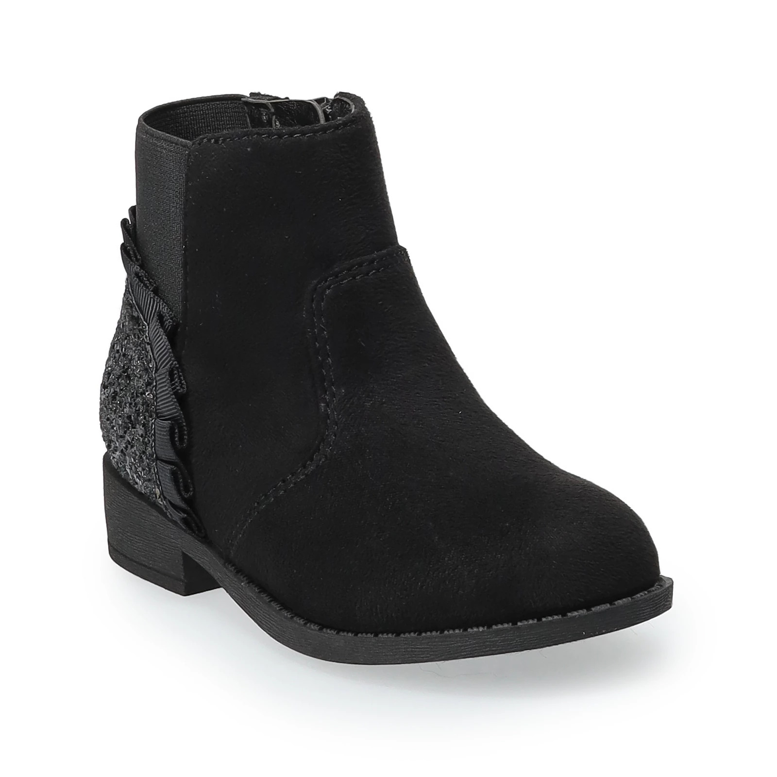 Jumping Beans Luella Toddler Girls' Ankle Boots, Toddler Girl's, Size: 11, Black | Kohl's