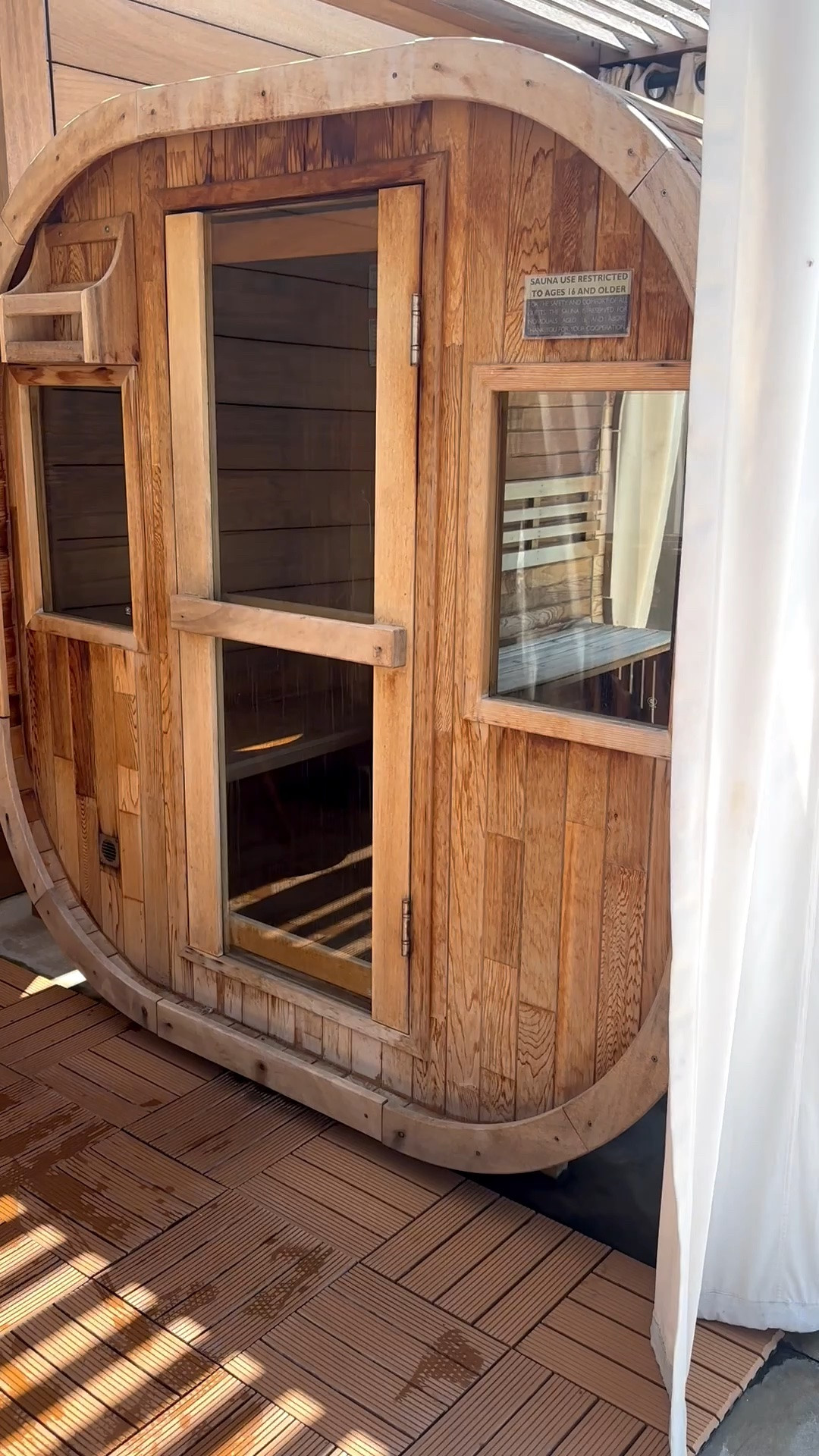 The ultimate outdoor thermal experience. ✨ Start with 10–15 minutes in the cedar sauna, cool off with a quick cold plunge, then settle into the hot tub while taking in the ocean view. Repeat the cycle if you’re feeling up for it, and finish with a little rest and plenty of hydration. It’s one of the most relaxing ways to reset your body and mind while enjoying the coast.

#thermalexperience #outdoorsauna #coldplunge #hottub #wellnesstravel #oceanview #coastalretreat #spaescape #travelwell #resortstyle #wellnessjourney #travelinspiration #LTKtravel

#LTKdayinmylife #LTKvlog #LTKTravel