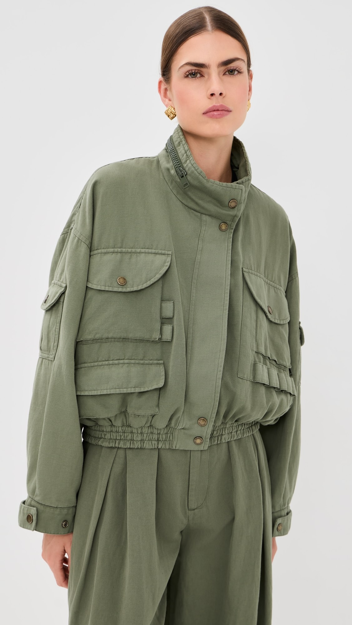 Cotton Twill Bomber Jacket | Shopbop