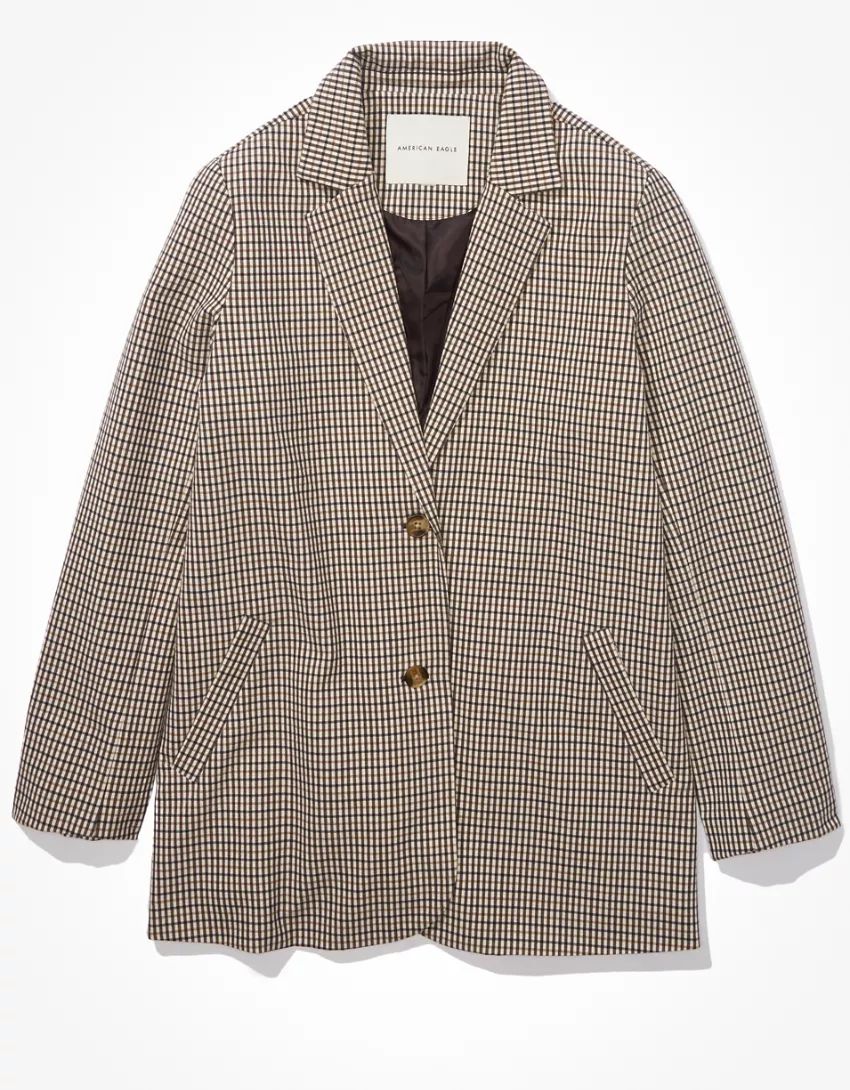 AE Plaid Blazer | American Eagle Outfitters (US & CA)