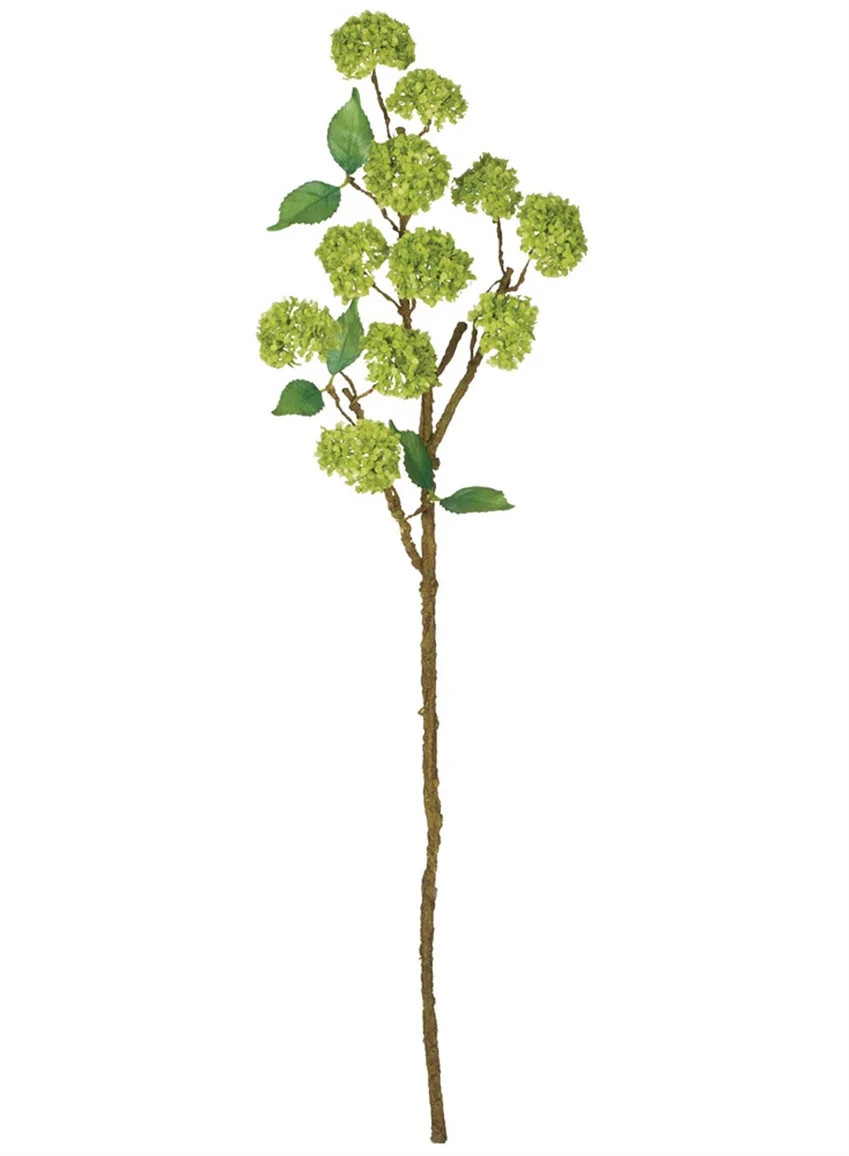 Sullivans Artificial Snowball Spray 28"H Green Flowers | Walmart (US)