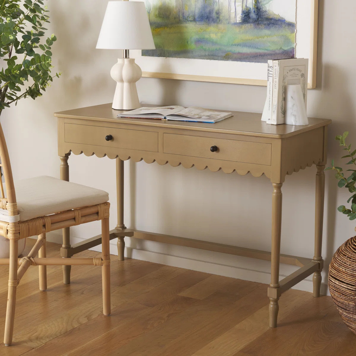 Branden 2 Drawer Desk | Wayfair North America