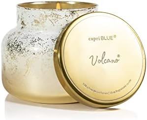 Capri Blue Glimmer Signature Jar - Volcano Scented Candle with Ombre Glass Candle Holder - Luxury... | Amazon (US)