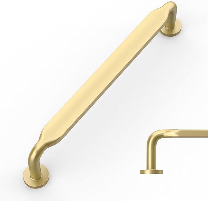Amerdeco 10 Pack Brushed Gold Cabinet Pulls 5 Inch(128mm) Hole Centers Kitchen Cabinet Handles So... | Amazon (US)