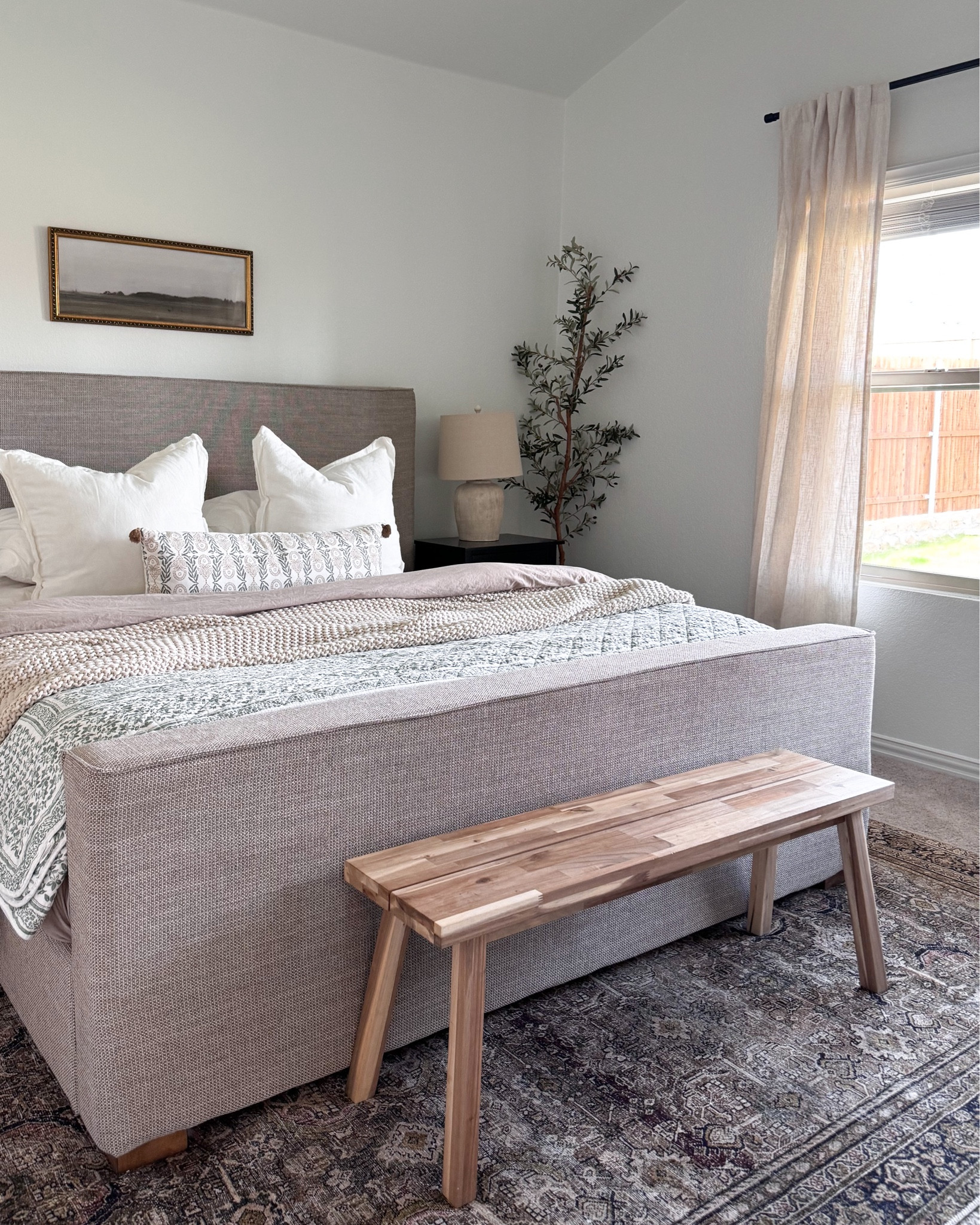 I finally finished our master bedroom in our new home! Loving the neutral and organic vibes. 

#LTKhome