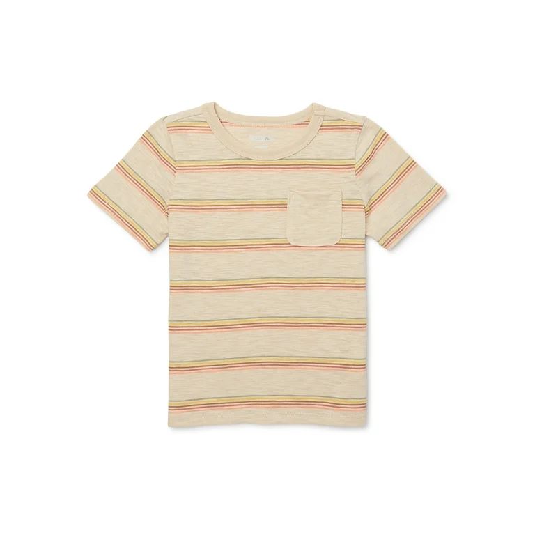 Garanimals Toddler Boys Pocket Tee with Short Sleeves, Sizes 18M-5T | Walmart (US)
