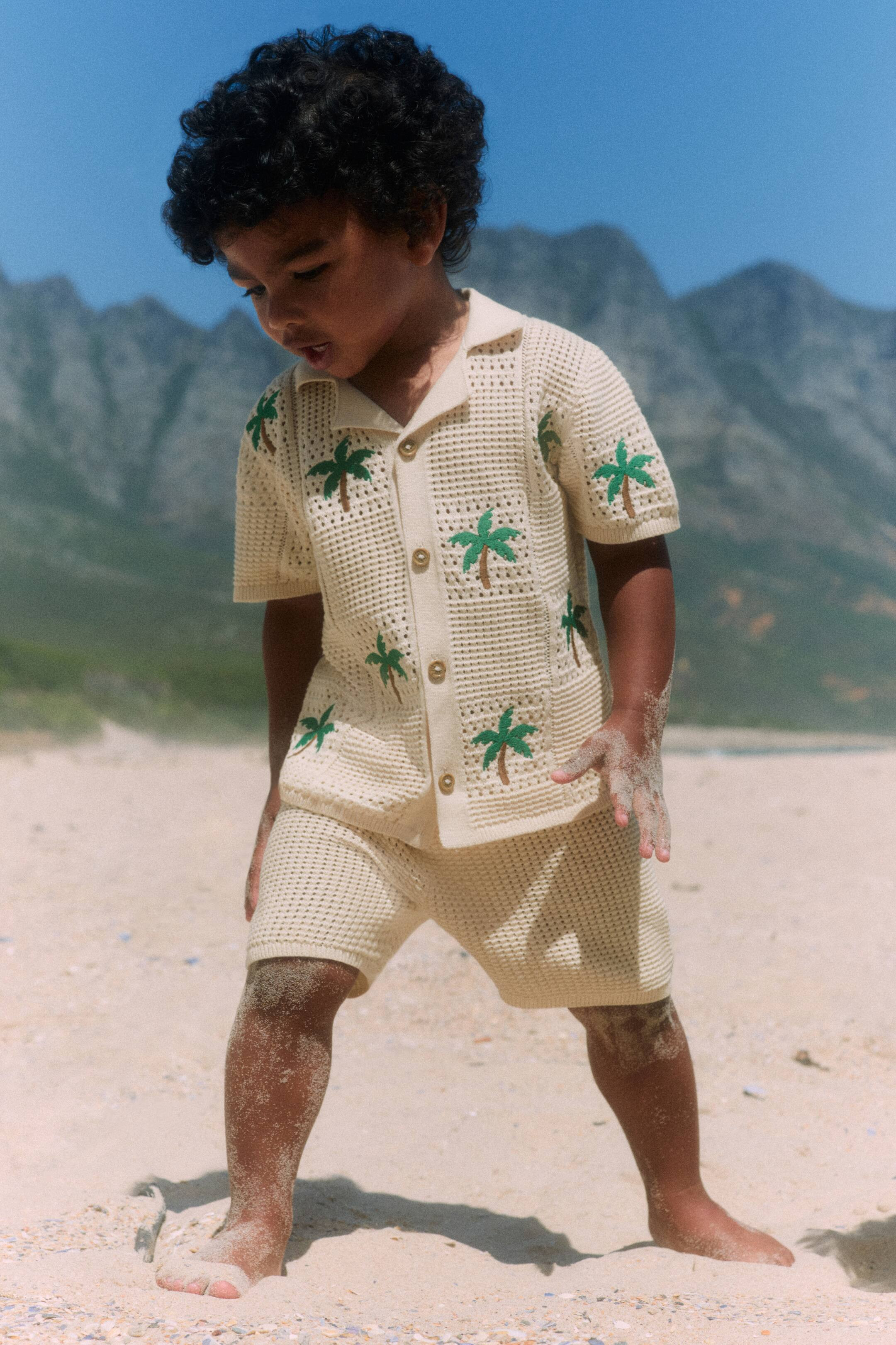 2-Piece Hole-Knit Cotton Set | H&M (US + CA)
