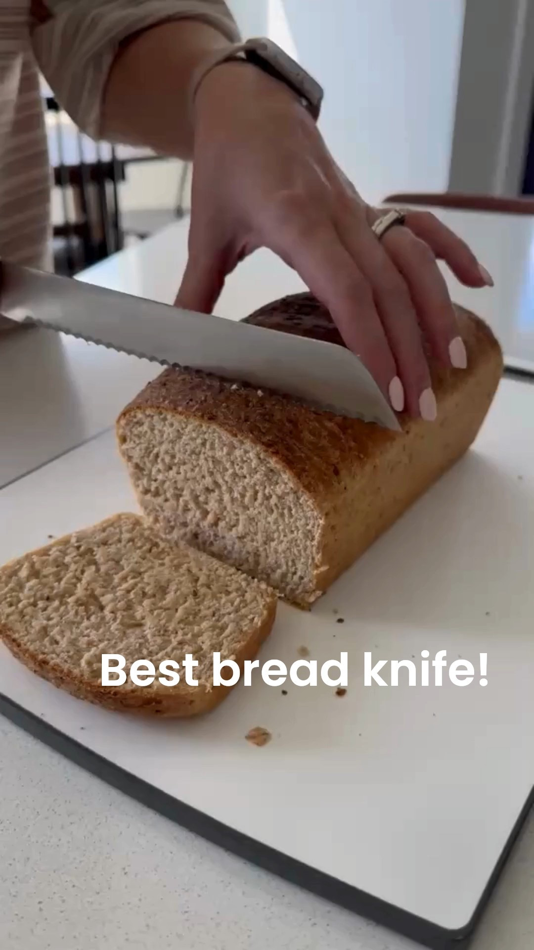 Homemade multigrain bread 🥖✨ Slices like butter with this @zwilling bread knife!! Linking my go-to bread pan + Bosch mixer too 🙌#homemadebread #breadbaking #kitchentools #bakingessentials #fromscratch

#LTKHome #LTKSeasonal #LTKStyleTip