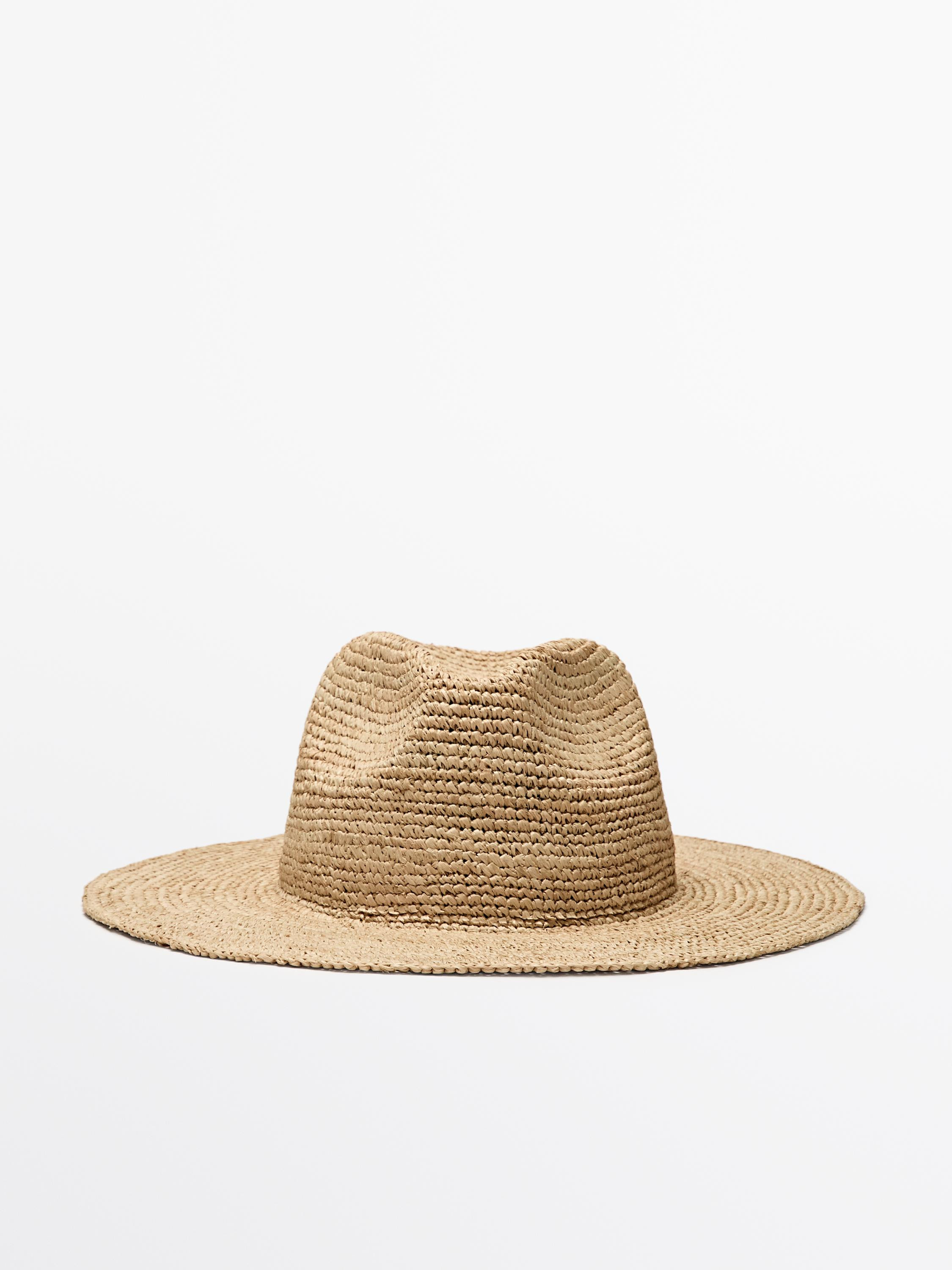 Raffia hat | Massimo Dutti UK