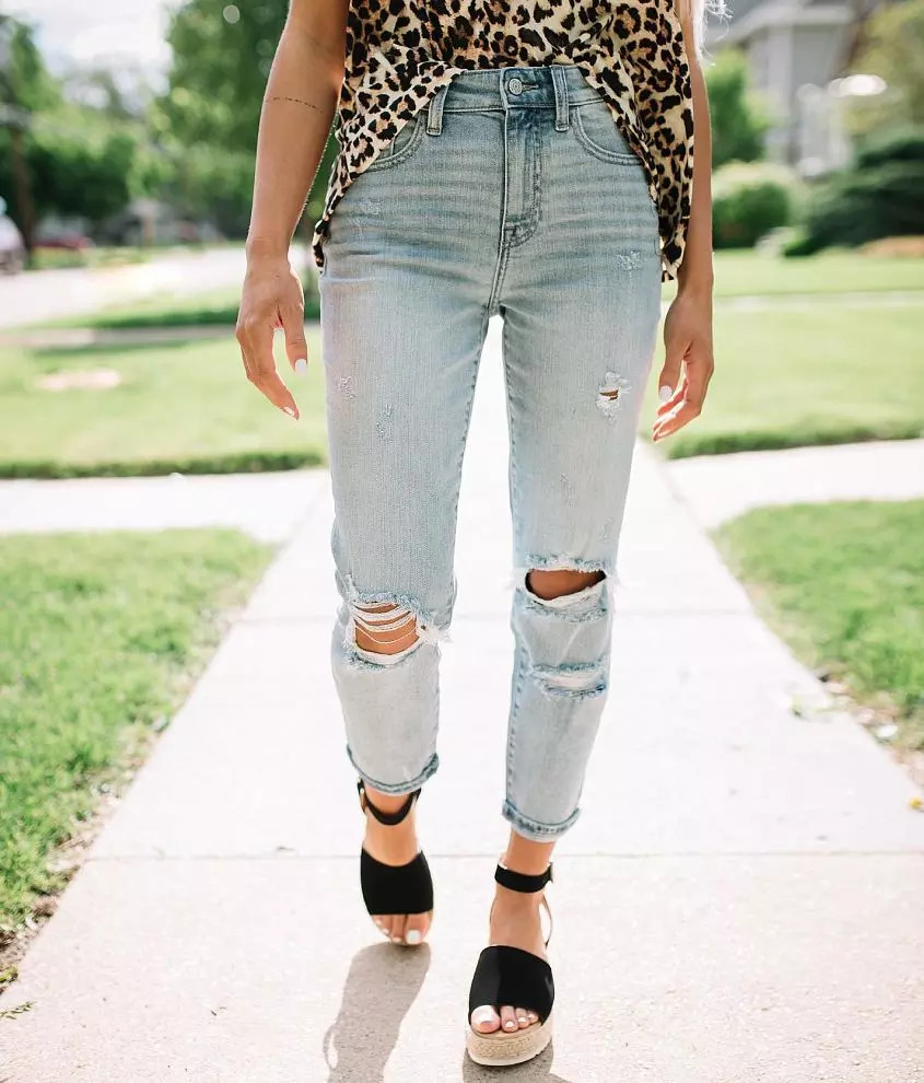 High Rise Mom Fit Stretch Jean | Buckle