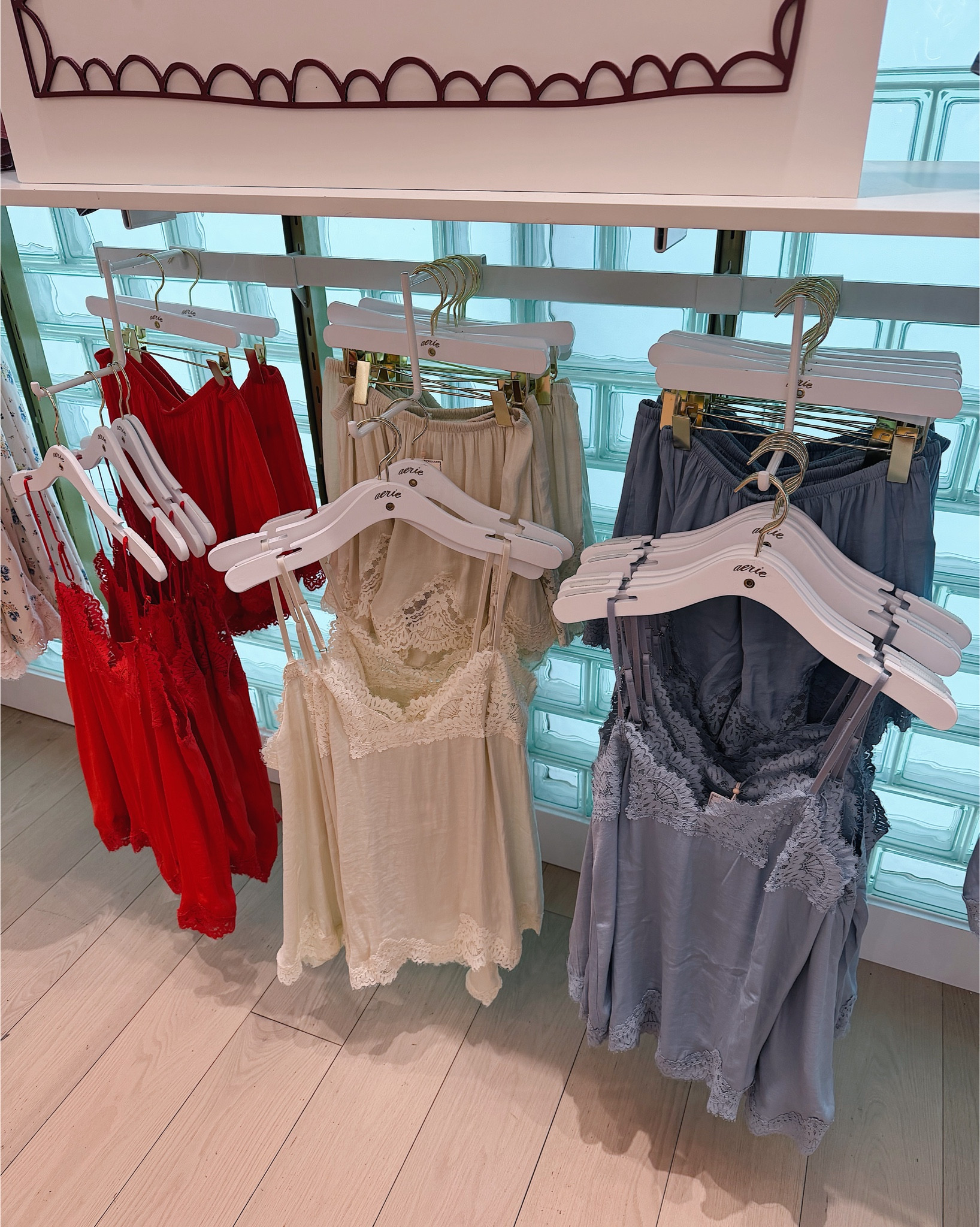 Loved these sets from the Aerie x Emily & Merrit collab! Great prices too.