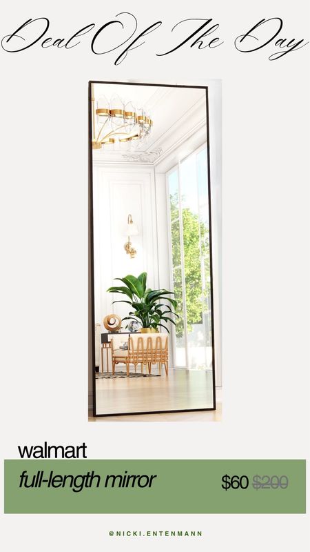 This mirror is on sale!! If you’ve been looking for a mirror, this is a great daily deal! 

Walmart flash deals, daily deals, sale, deal of the day, home finds, 

#LTKsalealert #LTKhome