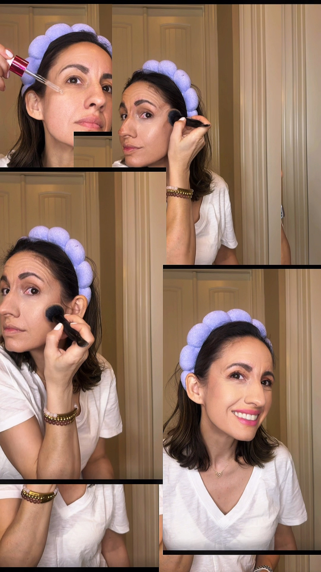 Get ready with me. 
Drugstore makeup doesn’t mean it isn’t good quality. 
♥️ Here’s what I use to achieve this look. 
-Maybelline Grippy Serum (Love this stuff)
-Maybelline Jelly 
-Maybelline Foundation
-Maybelline Concealer
-Morphe blush Trio ( I used this on my cheeks and as eyeshadow. It worked great. 
-L’Oréal Infallible Blurfection love this !! 
-L’Oréal Setting Spray. Love this to keep my makeup in place. 

Love this headband. It’s so fun. 


#LTKOver40 #LTKselfcare #LTKBeauty