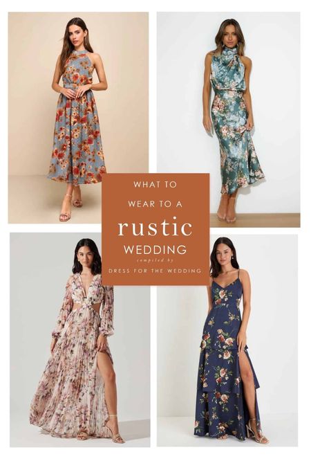 Wedding guest dress
Rustic wedding guest dresses 
What to wear to an outdoor wedding .

#LTKparties #LTKwedding #LTKFestival