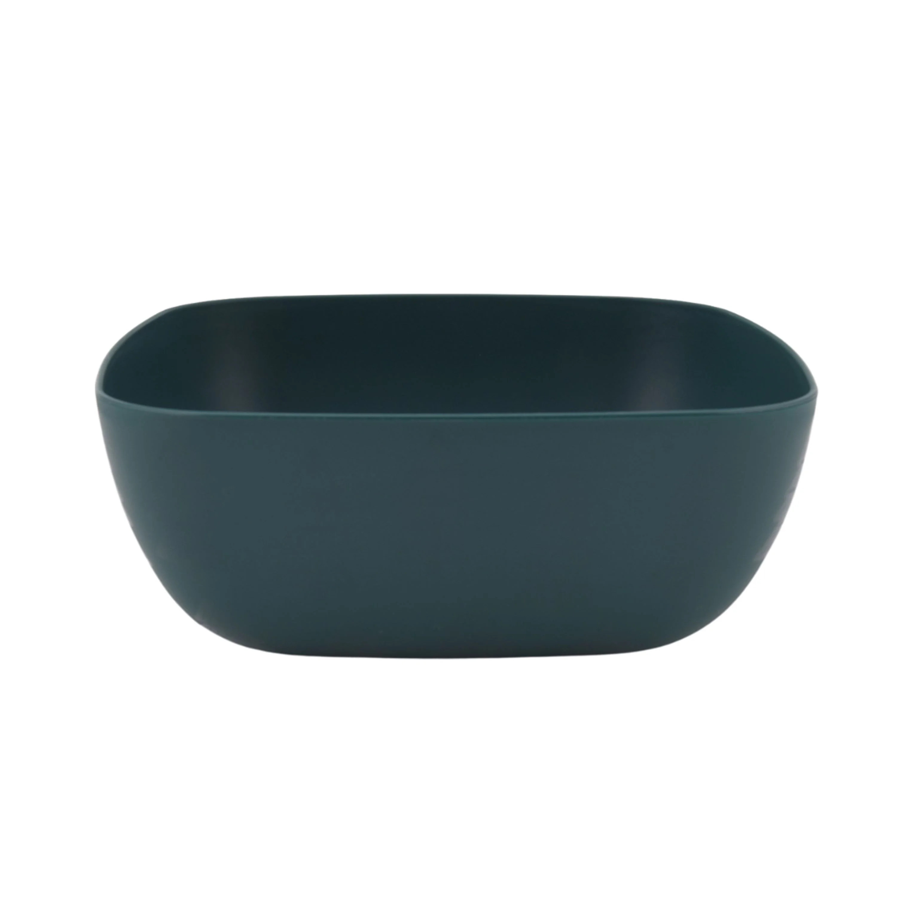 Mainstays 45-Ounce Square Plastic Bowl, Green | Walmart (US)