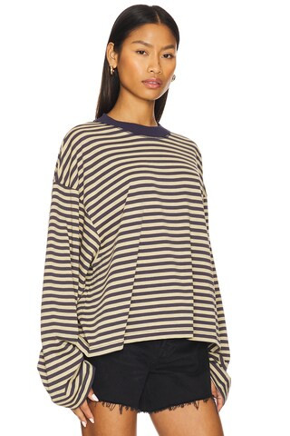 LIONESS Bloom Top in Beige Stripe from Revolve.com | Revolve Clothing (Global)