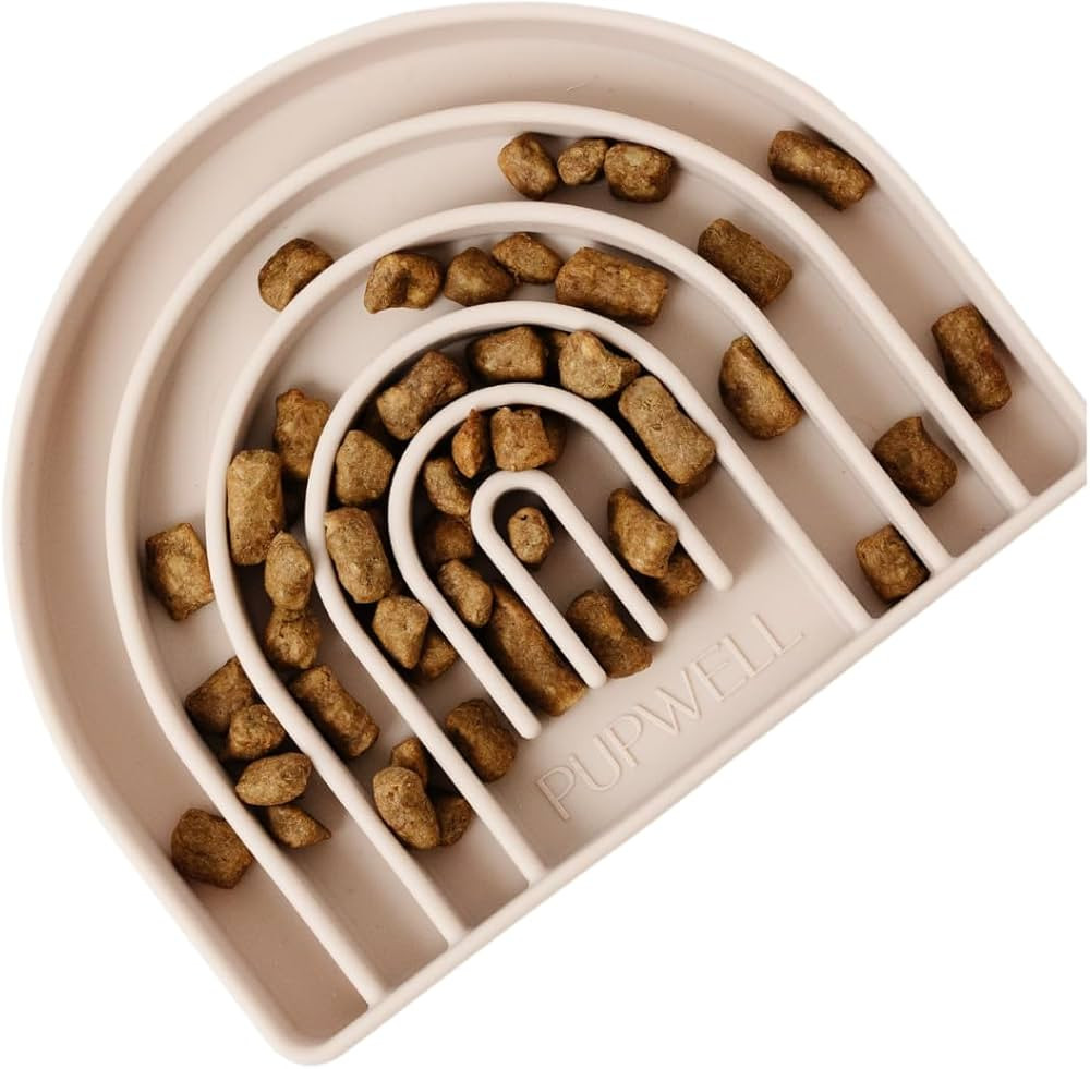 Happy Feelings Lick Mat for Dogs and Cats, Dog Slow Feeder, Anxiety and Boredom Relief (Rose Dust... | Amazon (US)