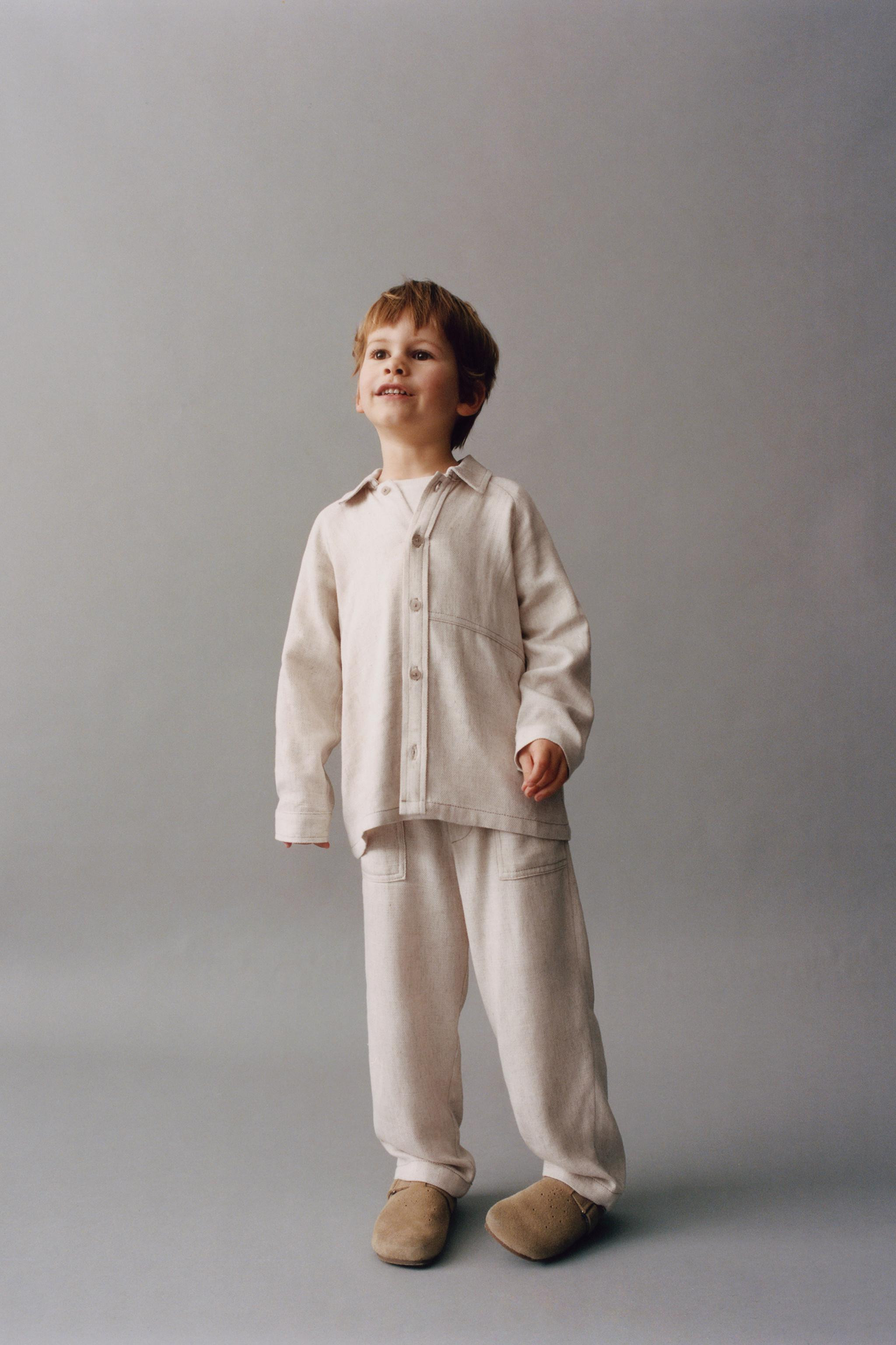 STRAIGHT LEG PANTS WITH TOPSTITCHING | Zara US