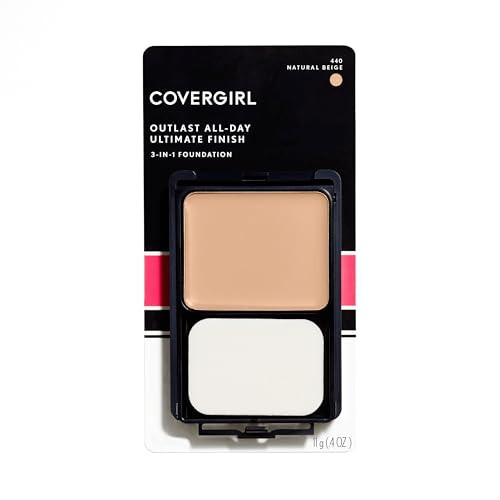COVERGIRL Outlast All-Day Ultimate Finish Foundation, Natural Beige , 0.4 Ounce (Pack of 1) | Amazon (US)