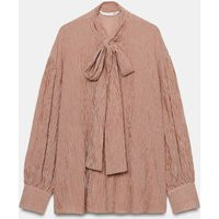 Zara - Zw Collection Striped Tie Shirt - Striped - L - Woman | Zara US